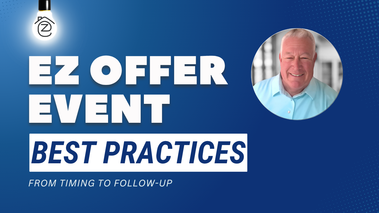 Offer Event Success Plan for Agents (Even in a Buyer’s Market) – EZ Real Estate Platform