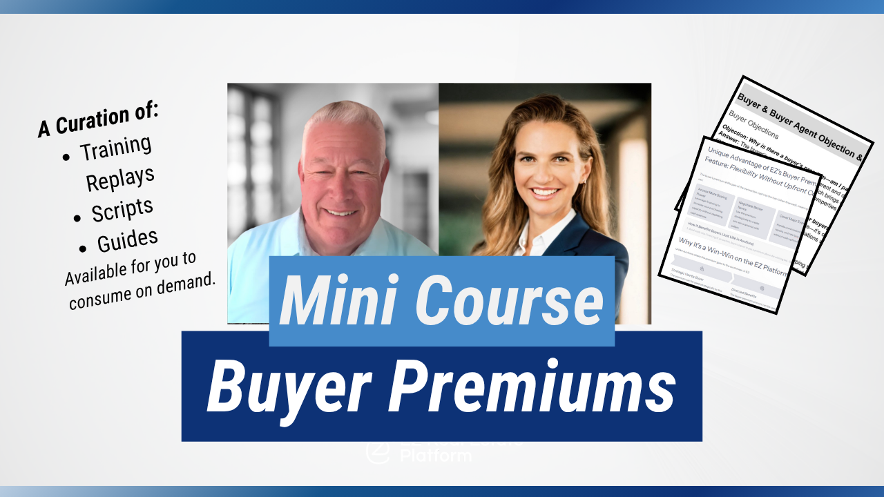 Buyer Premium Content Collection: Scripts, Objections, and Training Replays